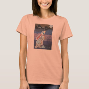 "Traumgroßes. Sorge kleiner" Mond, der Hase-Spitz T-Shirt