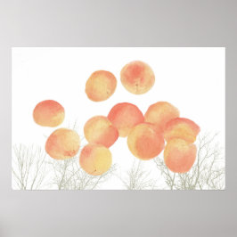 Traumhaft für Aprikosen im Winter Poster