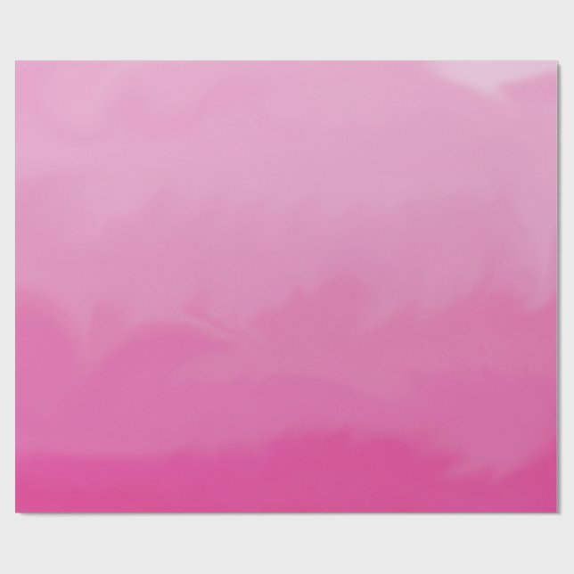Traumhaft rosa Geburtstag Geschenkpapier (Flach)