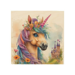 Traumhaft Unicorn Wasserpark California Holzdruck