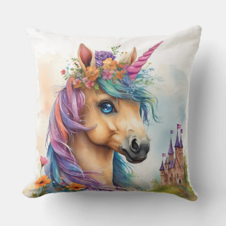 Traumhaft Unicorn Wasserpark California Kissen