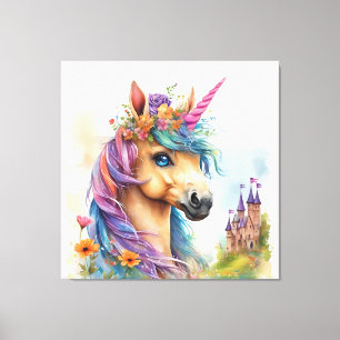 Traumhaft Unicorn Wasserpark California Leinwanddruck