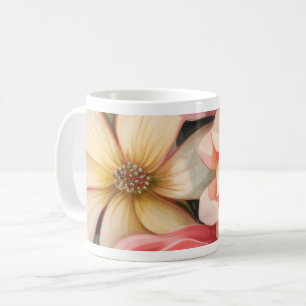 Traumhaft weiche florale abstrakte ästhetische Kla Kaffeetasse