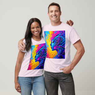Traumhafte Abstrakte Frau T-Shirt