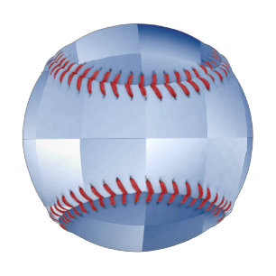 Traumhafte blaue Töne in einem quadratischen Muste Baseball