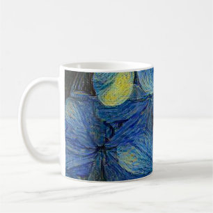 Traumhafte Blume im Vincent Van Gogh Art Stil. Art Kaffeetasse