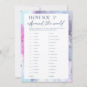 Traumhafte Brautparty - Ich liebe dich Matching Ga Einladung