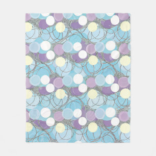 Traumhafte Bubble Clouds Fleece-Decke Fleecedecke
