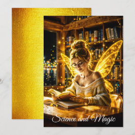 Traumhafte Feenbrille und Bücher Einladung