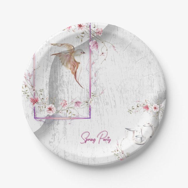 Traumhafte Party-Papier-Teller Pappteller (Vorderseite)