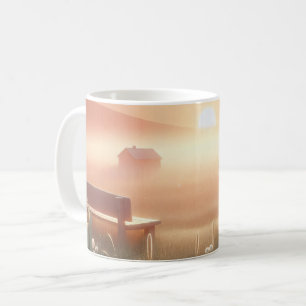Traumhafte Sonnenuntergang-Szene Tasse