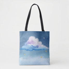 Traumhafte Wasserfarbe Cloud9 Pastell Himmel Trage Tasche