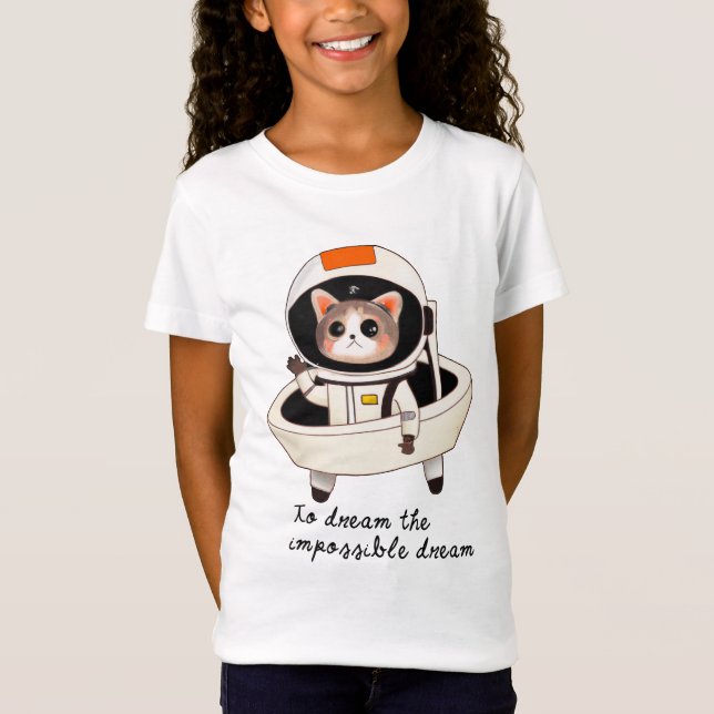 Traumhafter Astrokat-Girl-T - Shirt (Vorderseite)