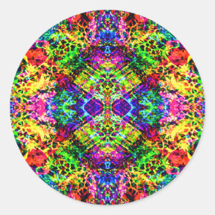 Traumhafter für mehrere Farben Runder Aufkleber