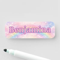Traumhafter Glitter-Regenbogen Rosa Wolke Funkeln