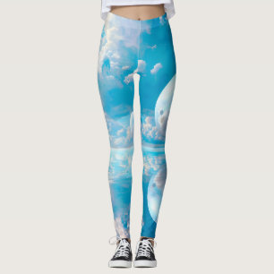 Traumhafter Himmel Surrealistische Naturlandschaft Leggings