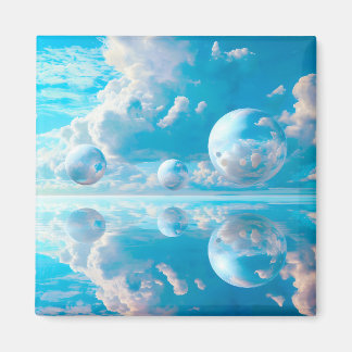 Traumhafter Himmel Surrealistische Naturlandschaft Magnet