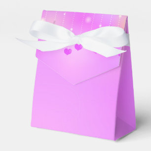 Traumhaftes Rosa Herz-Glowing - Whimsical Ombre Geschenkschachtel