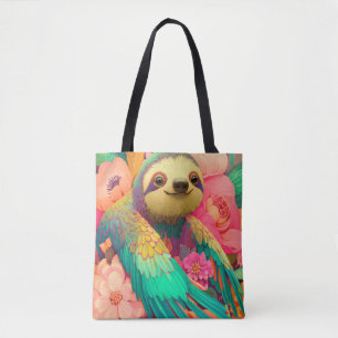 Traumhängend-Faulpelz-Kolibri - Illustratio Tasche