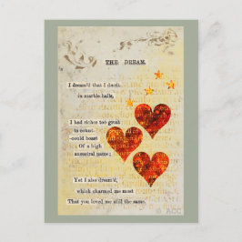 Traumherzen Feiertagspostkarte