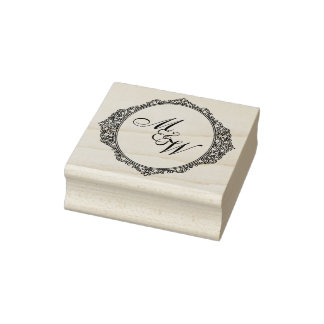 Traumhochzeit Amalfi-Küste-Wappen-Monogramm Gummistempel