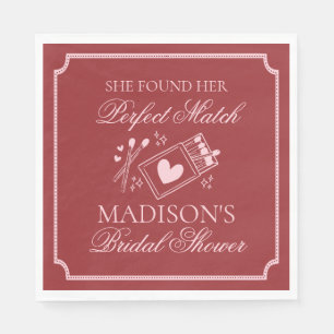 Traumhochzeit - Brautparty Junggesellinnenabschied Serviette