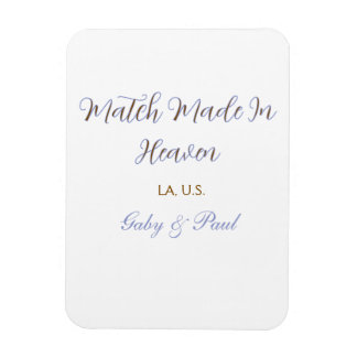 Traumhochzeit lila pastell golden name dat magnet