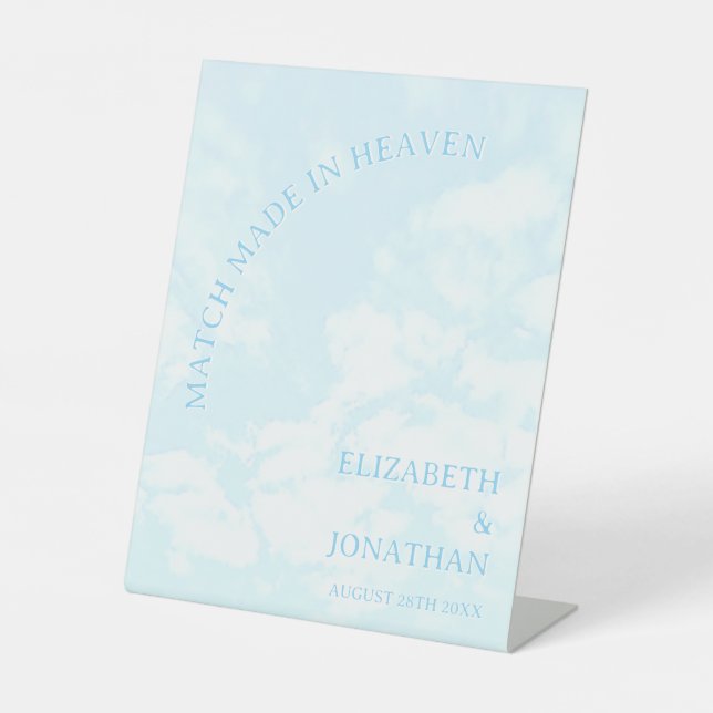 Traumhochzeit Sockelschild (Vorderseite)