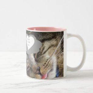 Traumkatzen-Tasse Zweifarbige Tasse