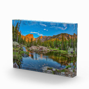 Traumlandschaft am See Fotoblock