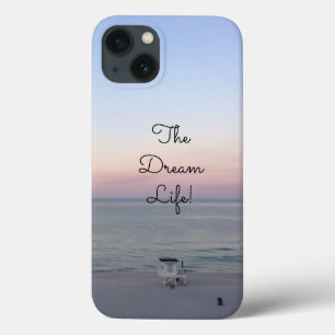Traumleben Zitat Farbiger Ozean Sonnenaufgang Case-Mate iPhone Hülle