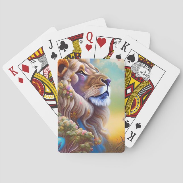 Traumlionenspielkarten Spielkarten (Rückseite)