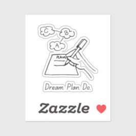 Traumplan Do - Aktionsticker Aufkleber
