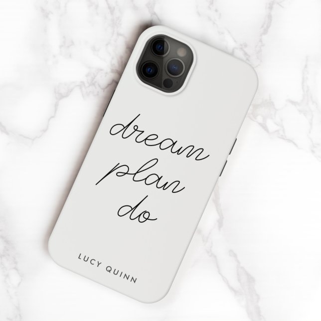 Traumplan Do | Modernes Minimalistisches Einfaches Case-Mate iPhone 14 Hülle (Von Creator hochgeladen)