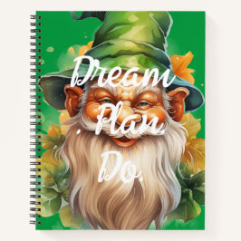 Traumplan. Empfohlen. Leprechaun Notizbuch