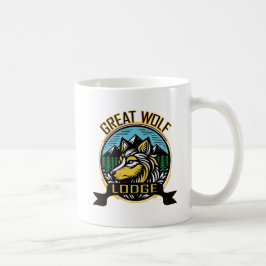 Traumplatz großer Wolf Kaffeetasse