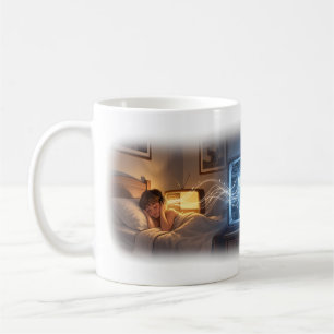 Traumradio-Star-Nacht-Reise-Szene-Tasse Kaffeetasse