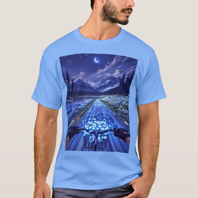 Traumreise durch die Sternennacht T-Shirt (Vorderseite)