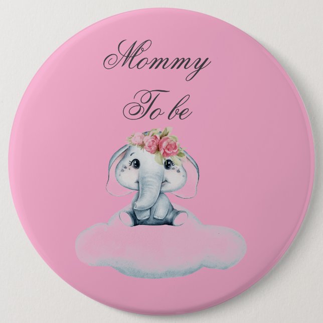 Traumtage mit Rosie dem Elefanten. Button (Vorderseite)