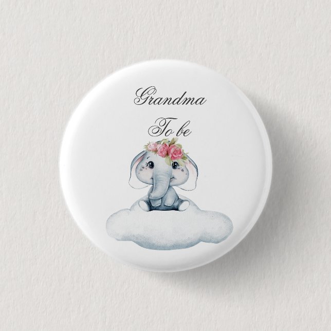 Traumtage mit Rosie dem Elefanten. Button (Vorderseite)