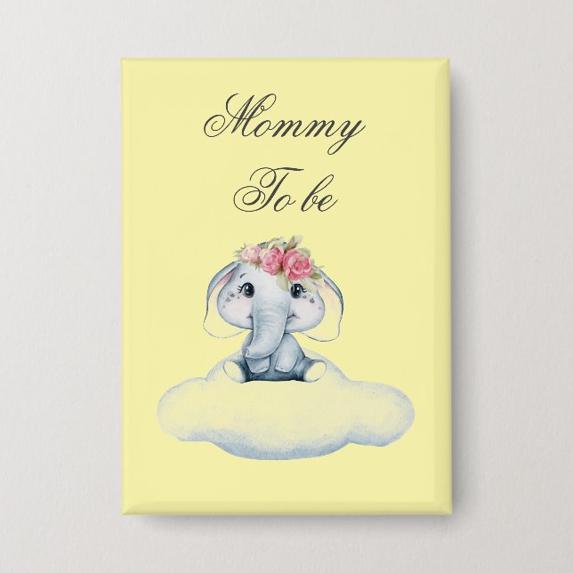 Traumtage mit Rosie dem Elefanten. Button (Vorderseite)