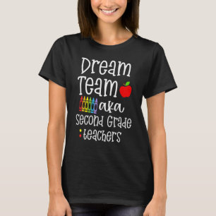 Traumteam Lehrer der zweiten Klasse zurück in die T-Shirt
