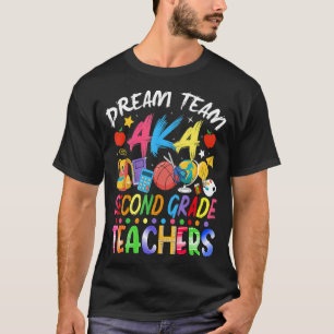 Traumteam Lehrer der zweiten Klasse zurück in die T-Shirt