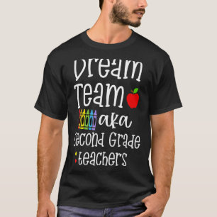 Traumteam Lehrer der zweiten Klasse zurück in die T-Shirt