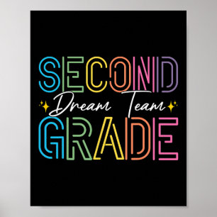Traumteam-Lehrer-Schüler-Zurück-in-die-Schule der Poster