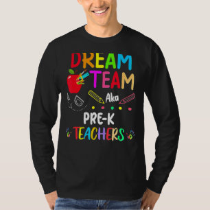 Traumteam Pre-K-Lehrer zurück zur Schule 1 T-Shirt