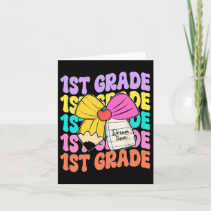 Traumteam-Stift der ersten Klasse zurück zur Schul Karte