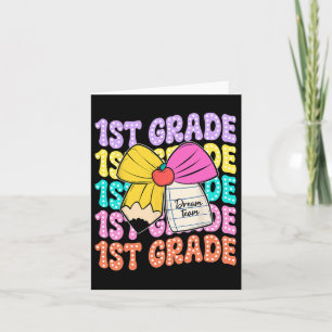 Traumteam-Stift der ersten Klasse zurück zur Schul Karte