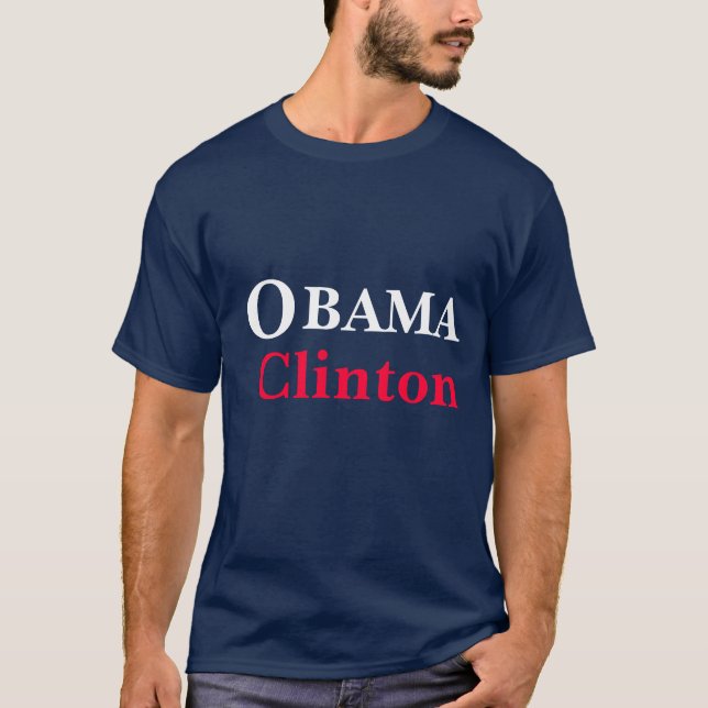 Traumteam-T - Shirt OBAMA Clinton (Vorderseite)