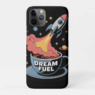 Traumtreibstoff-Grafik: Rakete startet aus Kaffee  Case-Mate iPhone Hülle